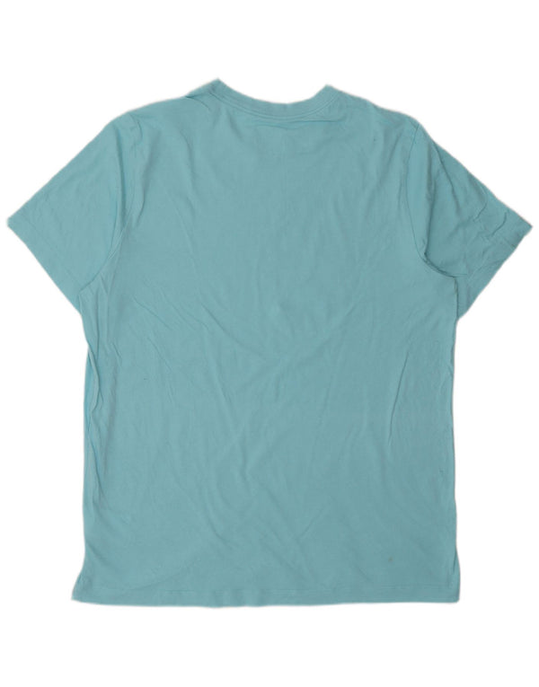 Nike T-Shirt Homme Grand Bleu Coton
