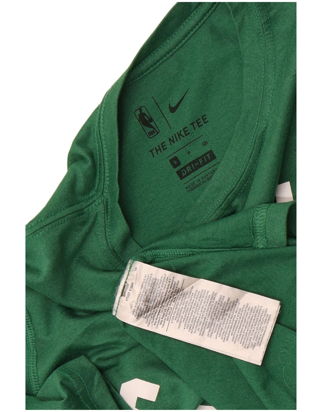 Nike Hommes Celtics Graphic T-Shirt Haut Petit Vert Polyester
