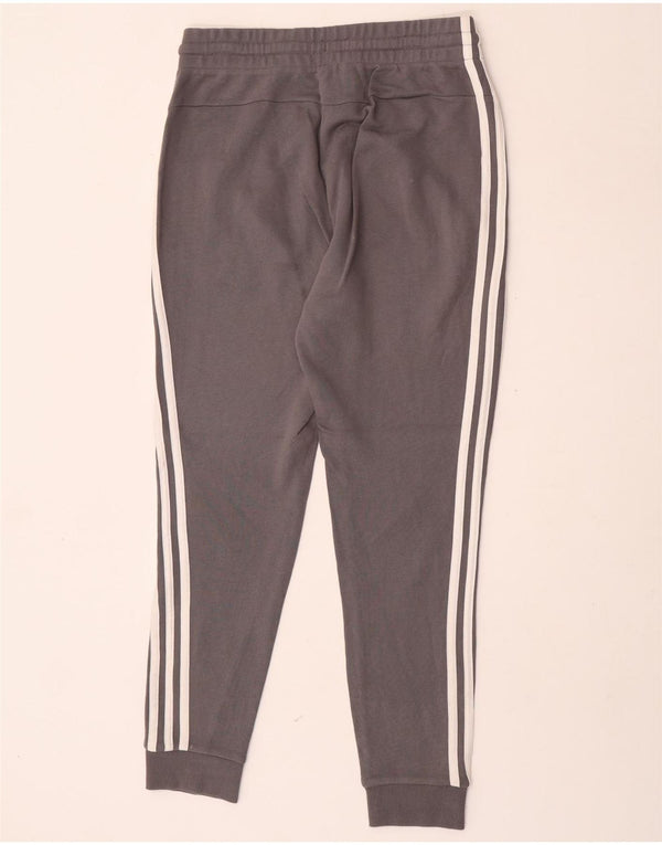 Adidas Pantalon de survêtement pour femme Joggers UK 8/10 Petit Gris Coton