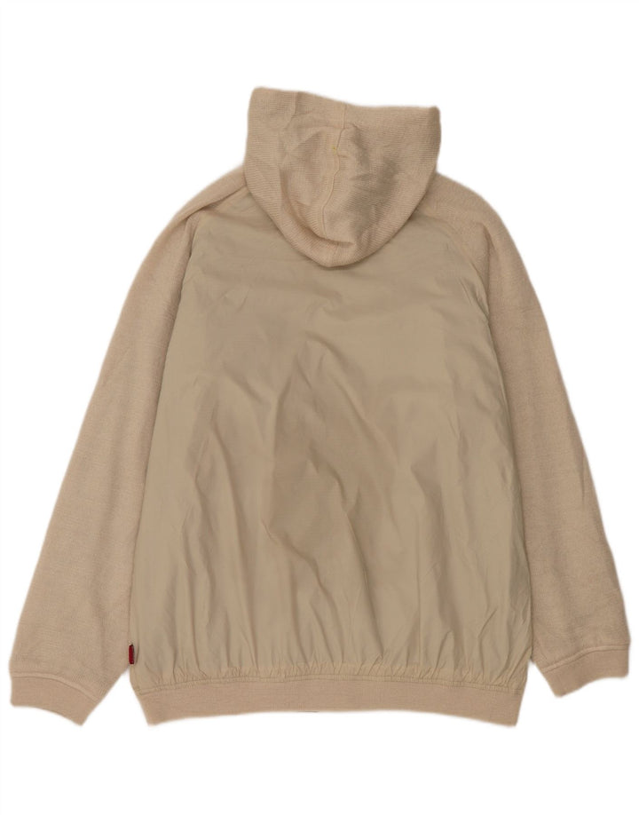 Oakley Veste bomber à capuche pour homme UK 38 Nylon beige moyen
