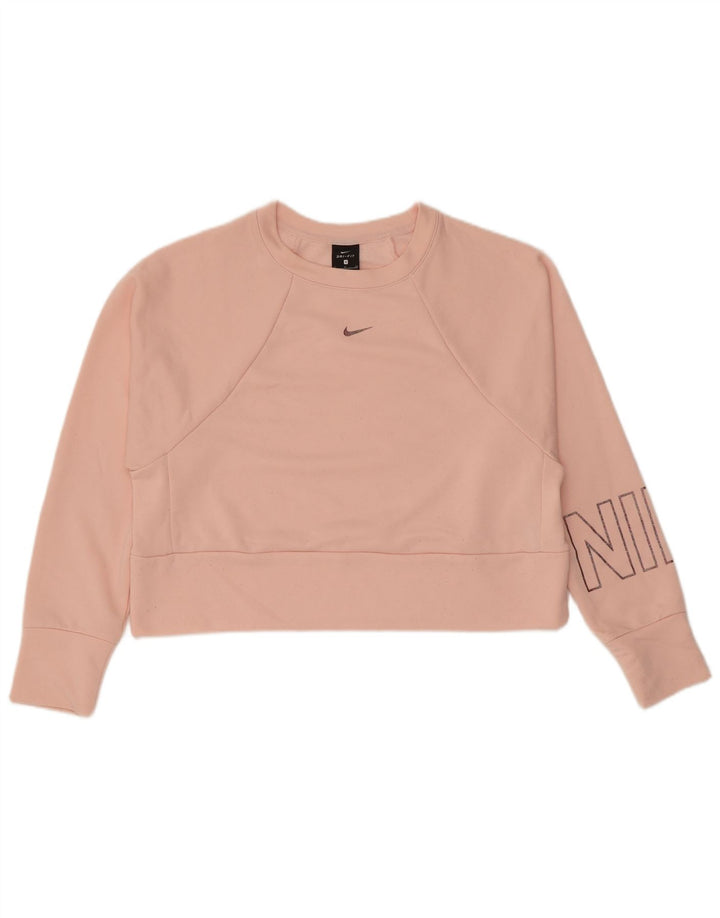 Nike Sweat-shirt court surdimensionné pour femme UK 10 Petit Rose