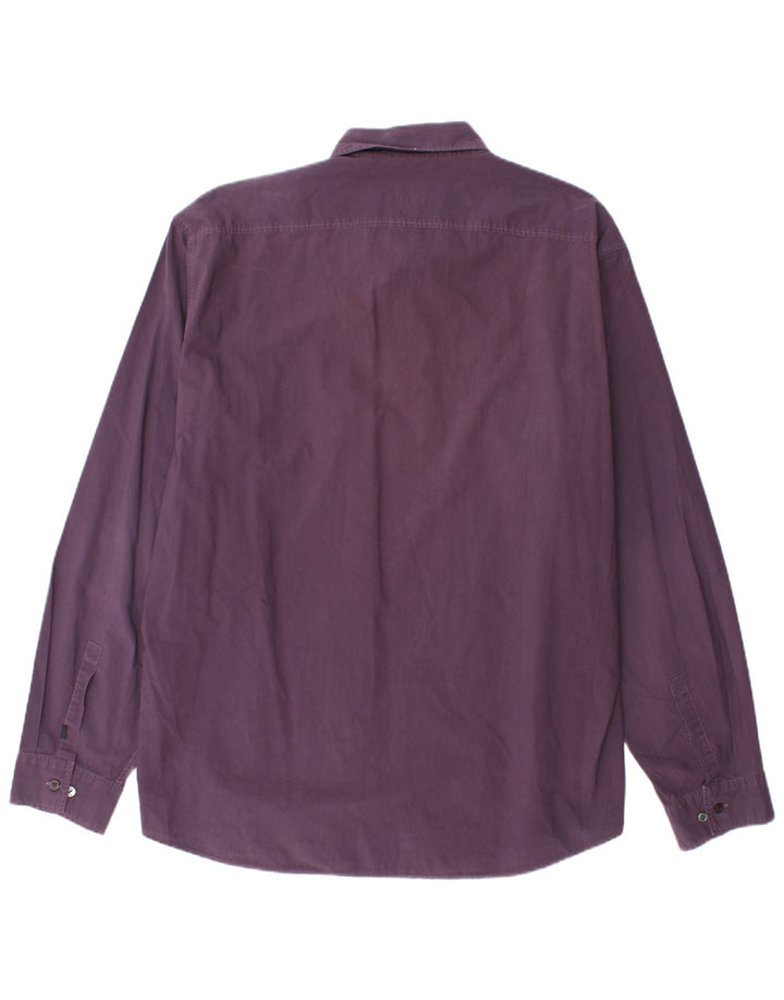 HUGO BOSS Mens Shirt Large Purple