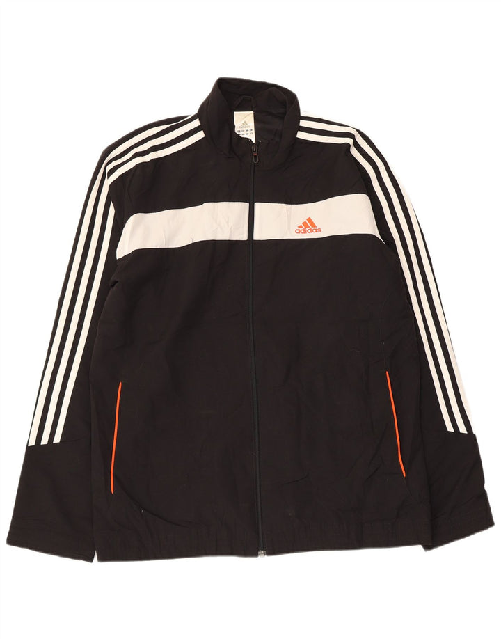 Adidas Veste de survêtement graphique pour homme UK 38/40 Noir moyen Colourblock