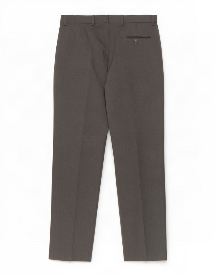 Marks & Spencer Pantalon de Costume Regular Homme W36 L31 Gris Polyester