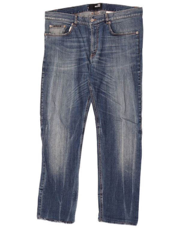 Moschino Jeans Slim Homme W38 L32 Bleu Coton Classique