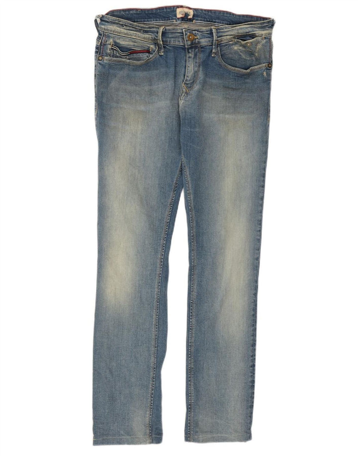 Tommy Hilfiger Jean Slim Femme W33 L29 Bleu Coton