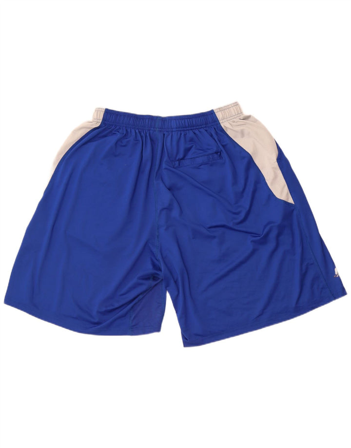 Russell Athletic Short de sport pour homme 2XL Bleu Colorblock Polyester
