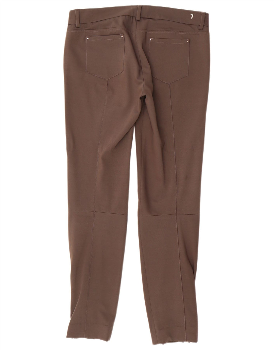 TRUSSARDI Pantalon décontracté slim IT 42 Medium W32 L29 Marron Polyester