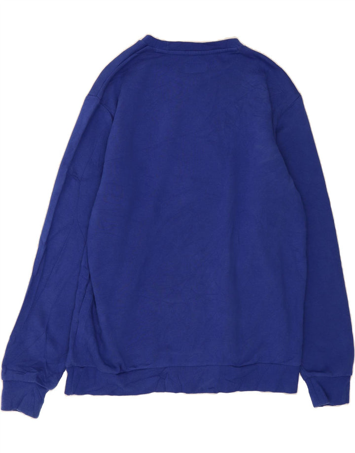 CONVERSE Mens Sweatshirt Jumper Large Blue Cotton Vintage Converse and Second-Hand Converse from Messina Hembry 