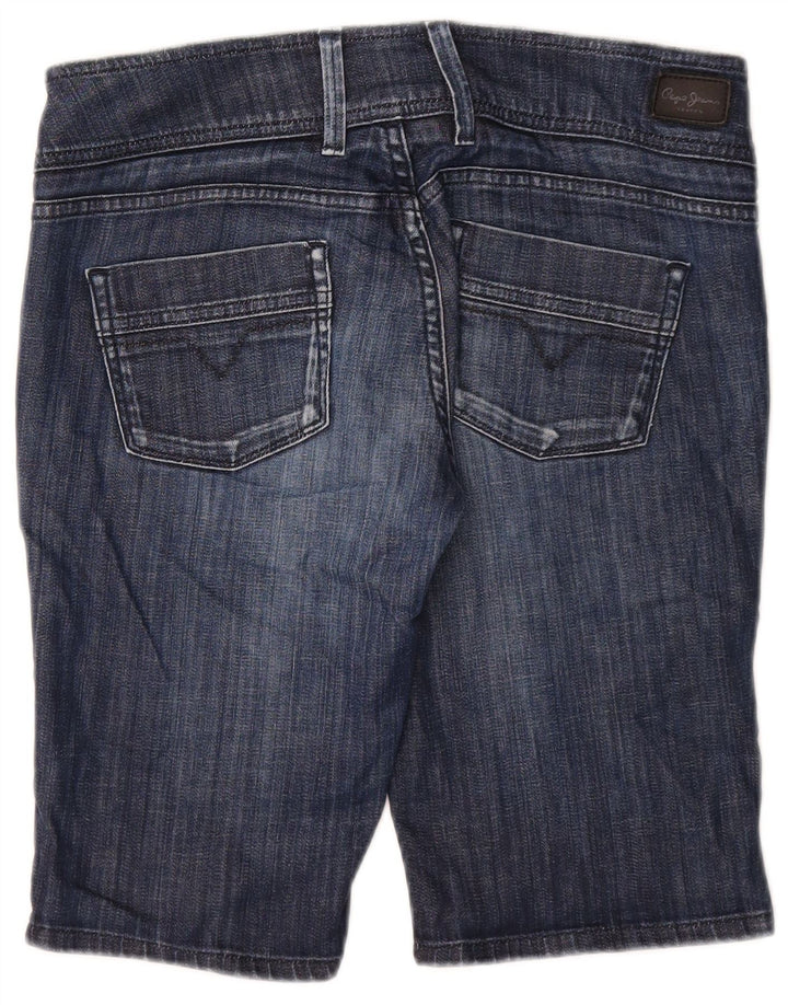 PEPE Jeans Short en Jean Femme W31 Bleu Marine Moyen Coton