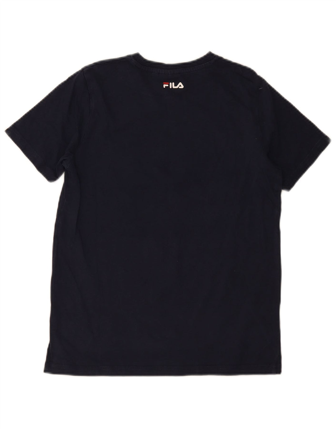Fila T-Shirt Graphique Garçon 11-12 ans Bleu Marine
