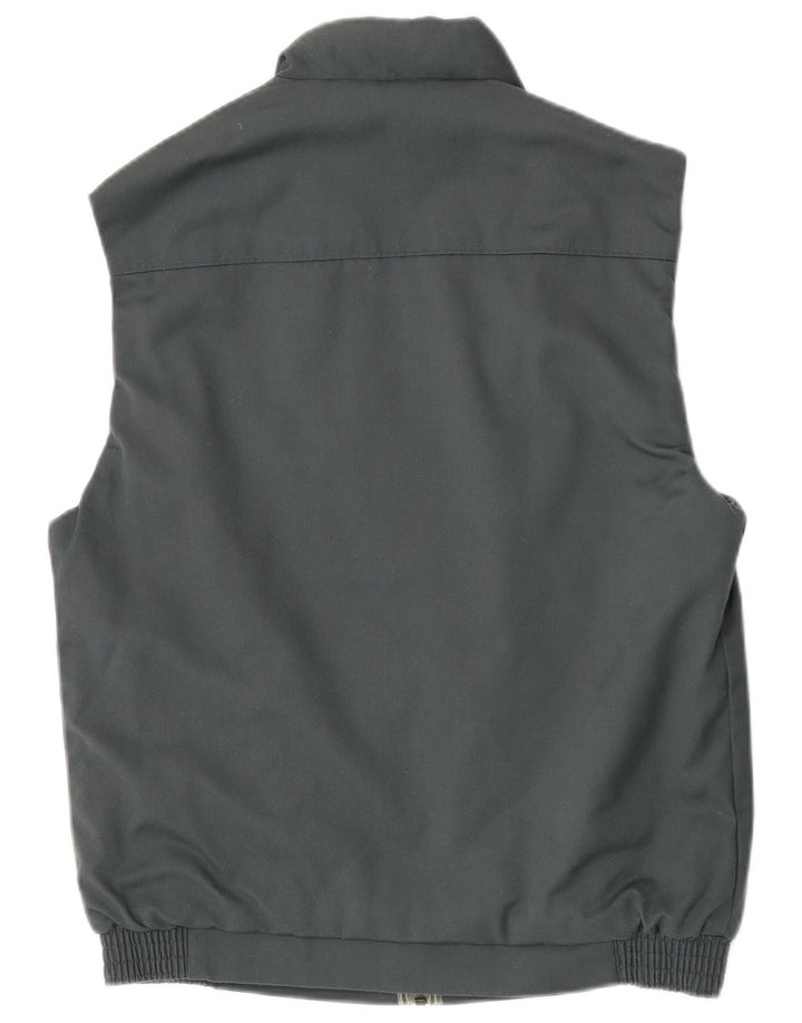 gilet homme vintage UK 38 Polyester gris moyen