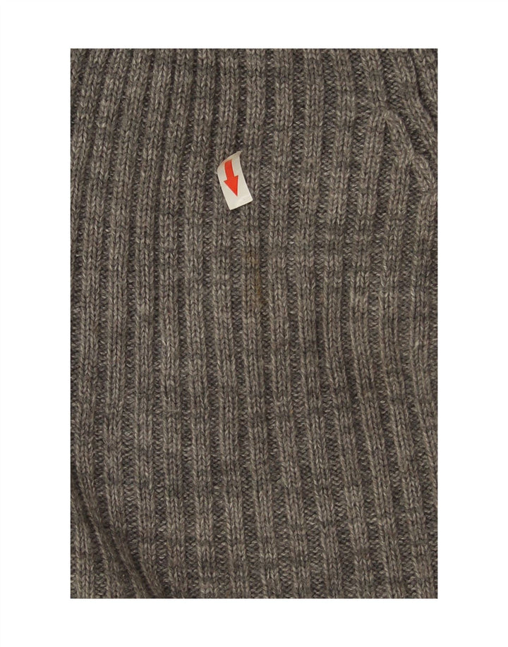 Jack & Jones Pull à col boutonné pour homme en coton gris Taille L