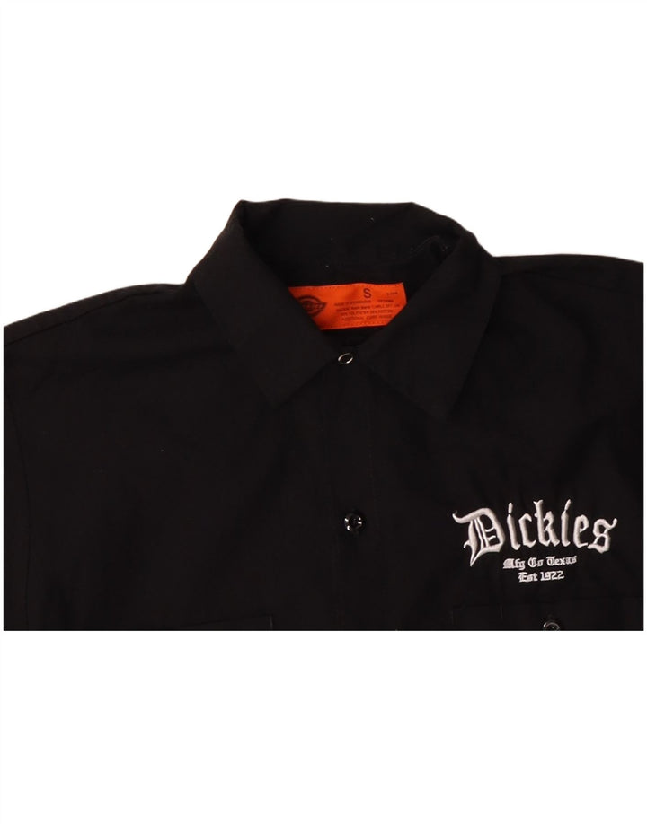 DICKIES Chemise graphique à manches courtes pour homme Petit coton noir