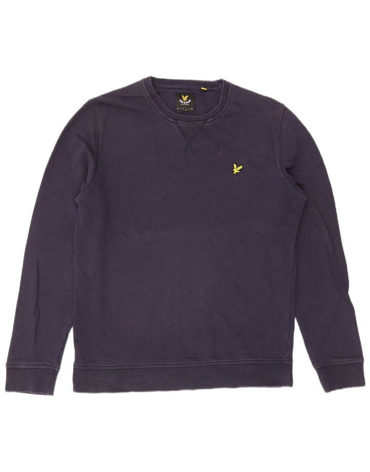 Lyle & Scott Sweat-shirt pour homme en coton bleu marine Taille L