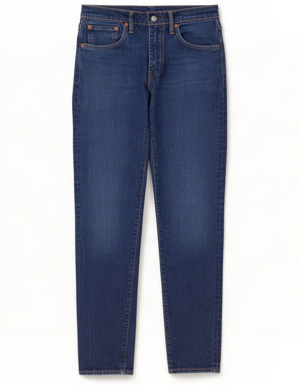 Levi's Mens 512 Slim Tapered Jeans W32 L32 Bleu Marine Coton