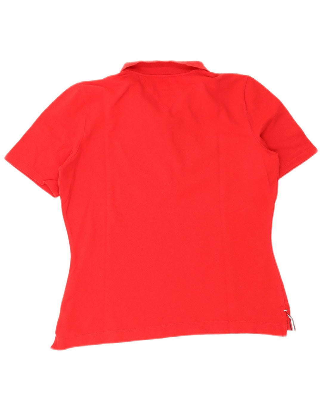 Tommy Hilfiger Polo coupe régulière pour femme UK 12 Rouge moyen