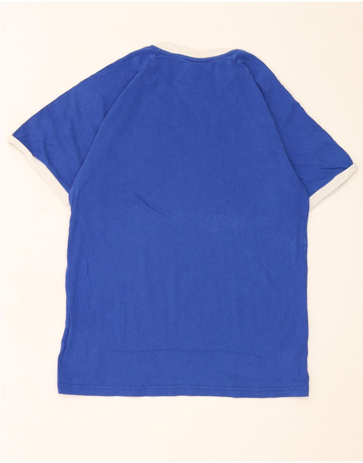Adidas T-Shirt Homme Top Bleu Moyen Coton