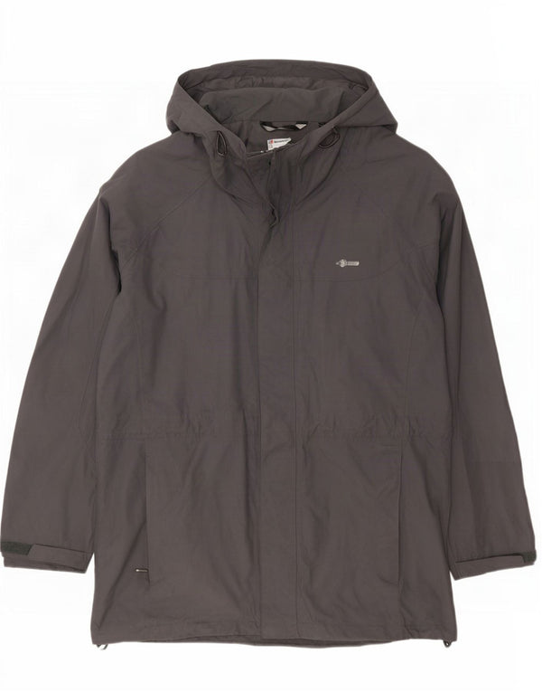 Berghaus Veste de pluie à capuche pour homme UK 40 Large Bleu marine Polyamide