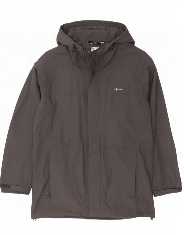 Berghaus Veste de pluie à capuche pour homme UK 40 Large Bleu marine Polyamide