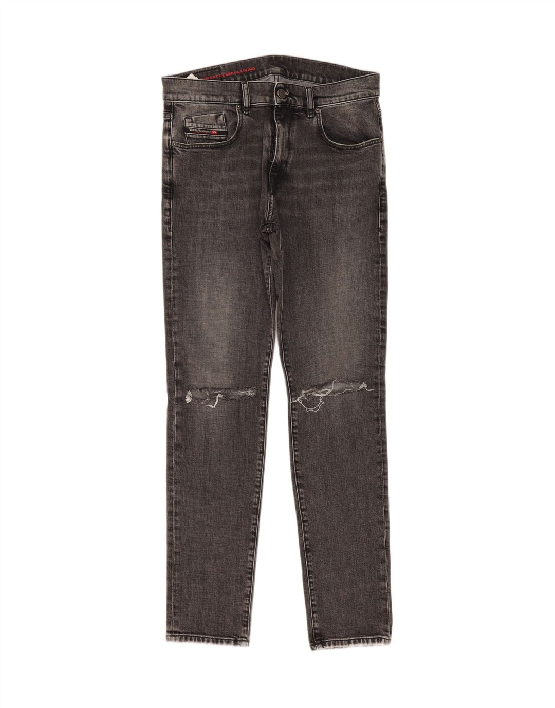 Diesel Jean slim effet vieilli W31 L31 en coton gris pour femme