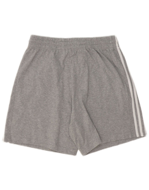 Adidas Short de sport pour homme Grand coton moucheté gris