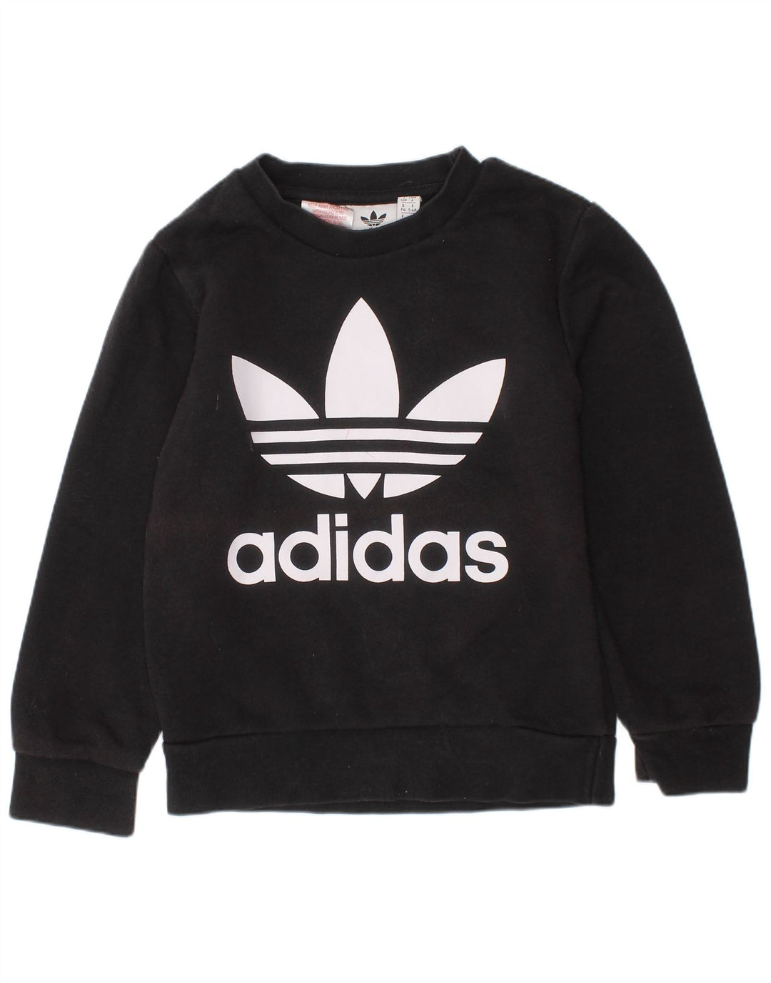 ADIDAS Sweat-shirt graphique pour garçon 5-6 ans Noir Coton