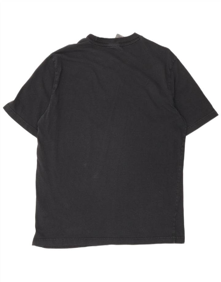 ADIDAS T-shirt graphique pour homme en coton noir moyen