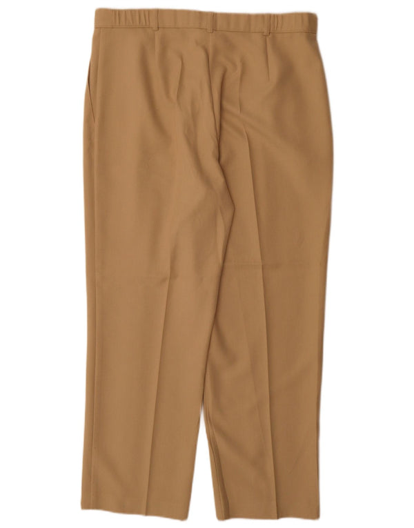 Marks & Spencer Pantalon chino droit pour femme UK 16 Large W34 L28 Beige