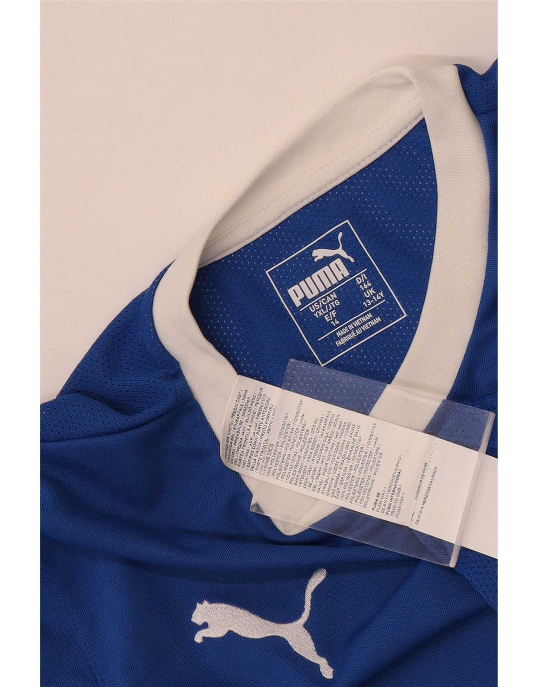 Puma T-Shirt Graphique Garçon 13-14 ans Bleu Polyester