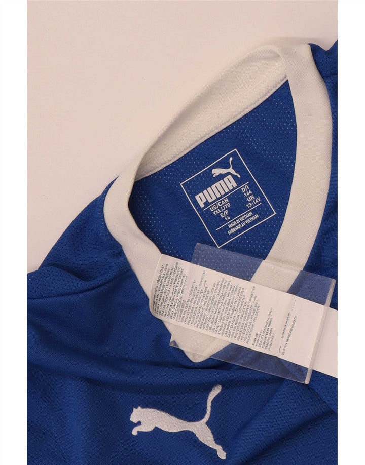 Puma T-Shirt Graphique Garçon 13-14 ans Bleu Polyester