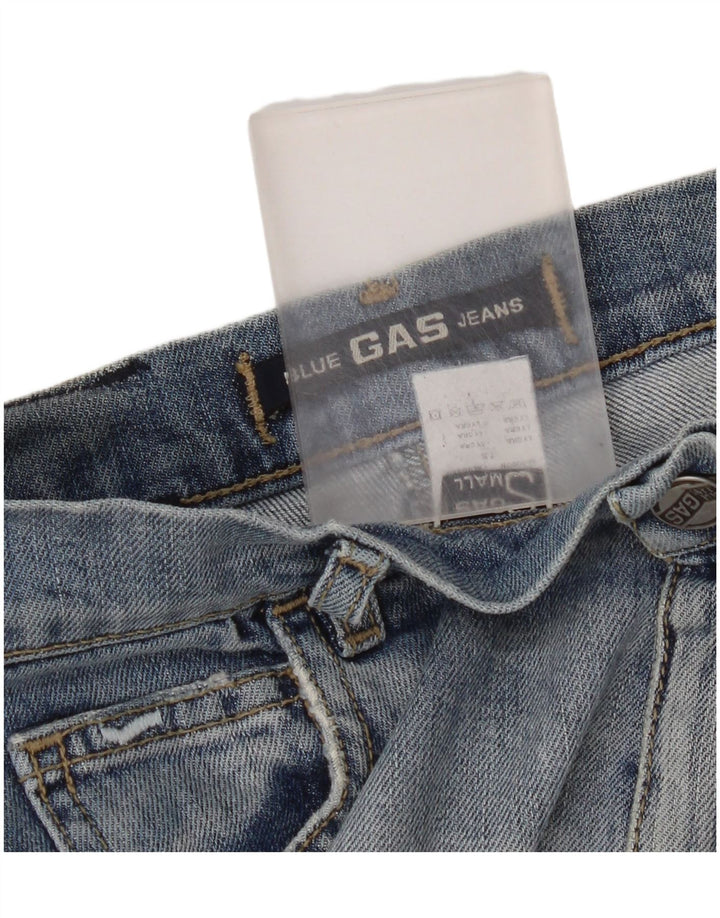 Gas Jupe en Jean Femme Petite W28 Bleu Coton