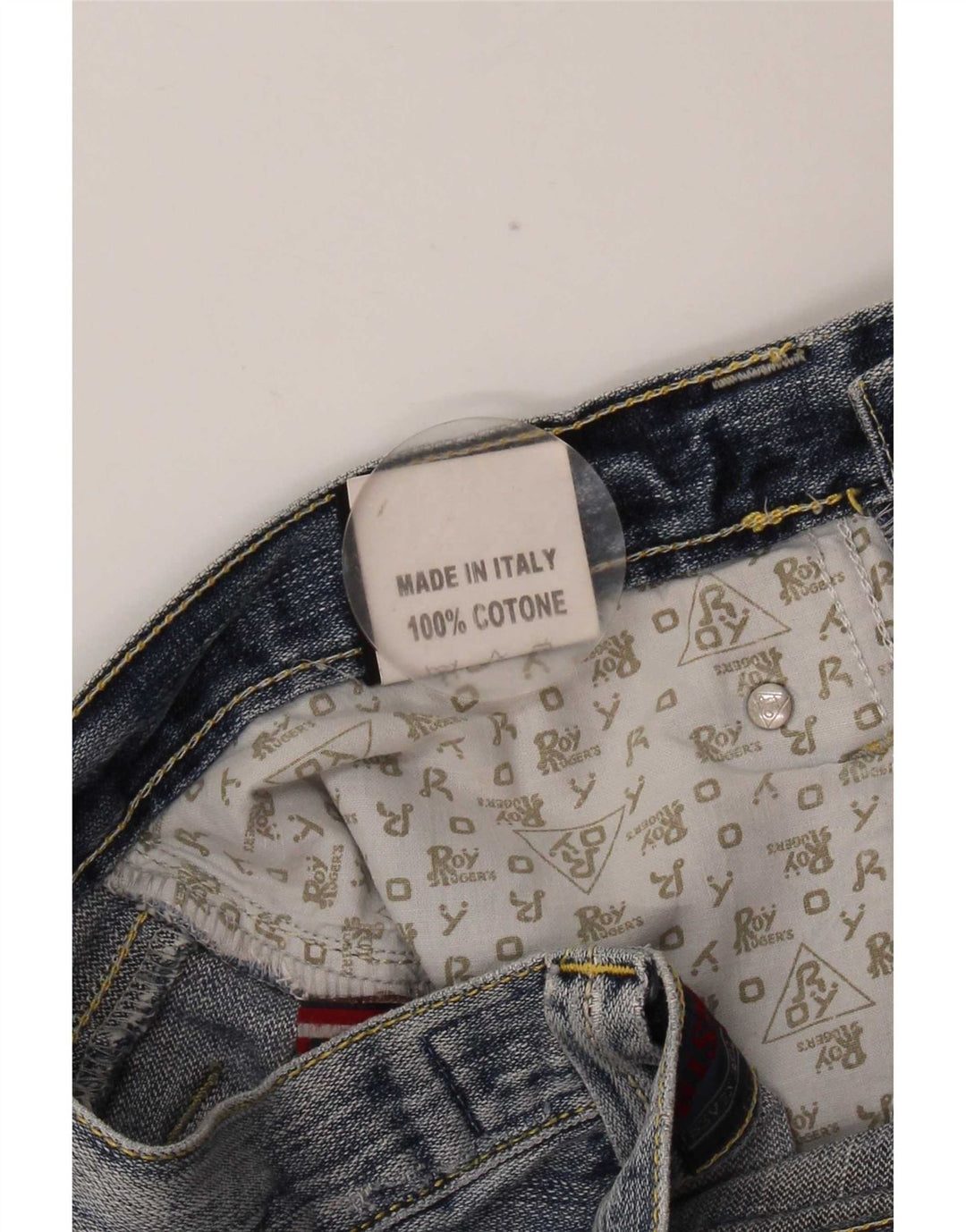 Roy Rogers Jean droit vieilli pour homme W31 L33 en coton bleu