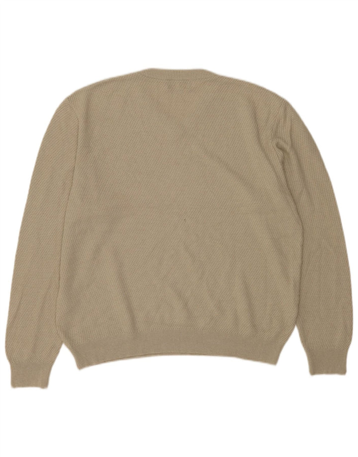 Marks & Spencer Pull Col V Homme Acrylique Beige Moyen