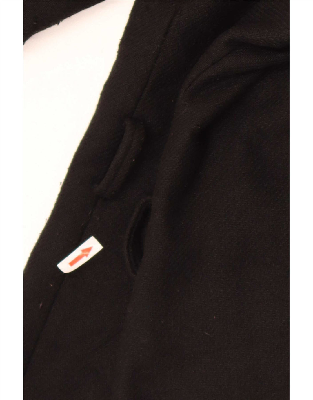 Sandro Ferrone Manteau Femme UK 12 Laine Noir Moyen