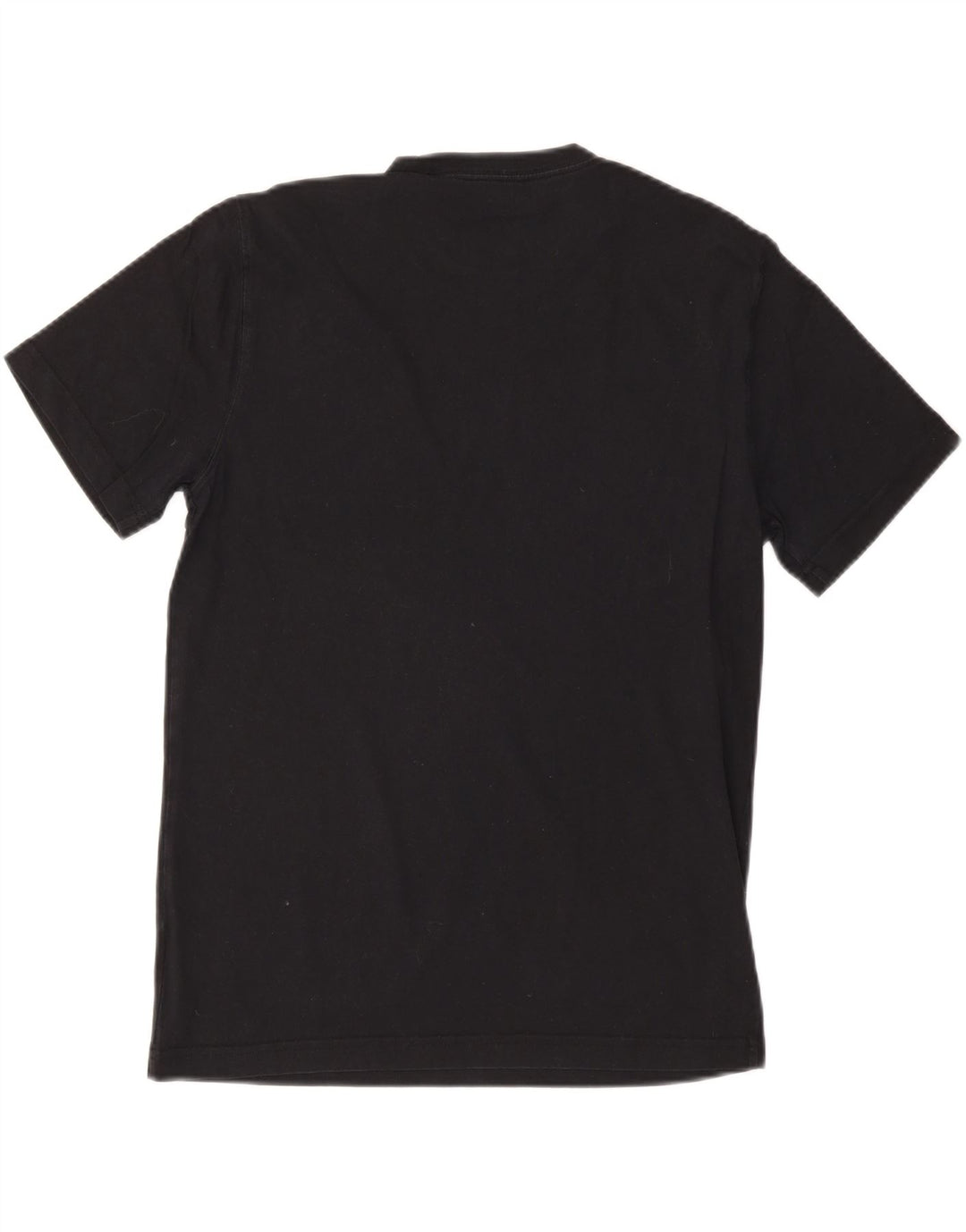 LANDS END T-shirt coupe ajustée pour homme en coton noir moyen