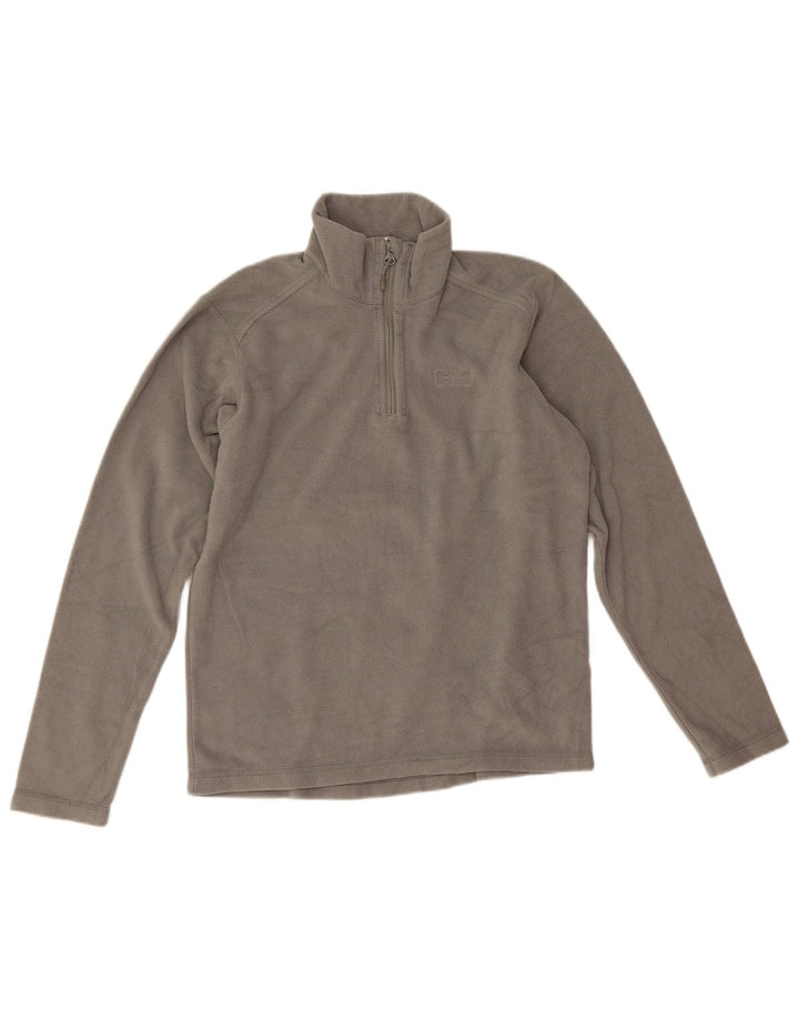 Helly Hansen Pull polaire à col zippé pour homme Petit gris Polyester