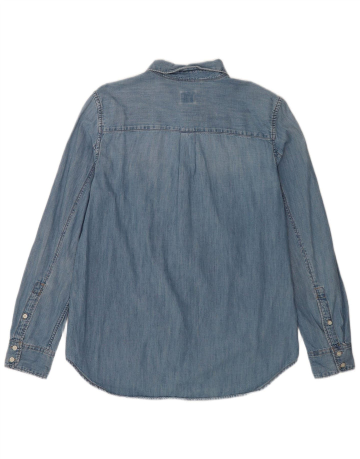 Gap Chemise en jean pour femme UK 14 Bleu moyen Coton