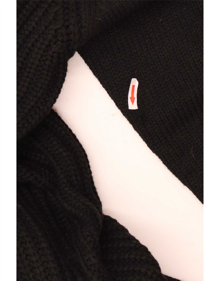 Topshop Cardigan long surdimensionné pour femme EU 36/38 Petit Noir