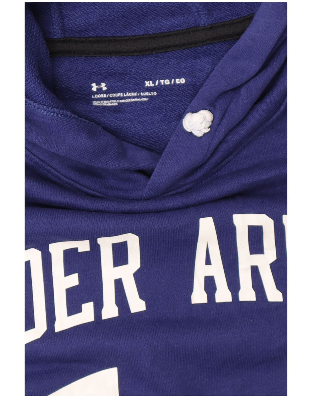 Under Armour Pull à Capuche Graphic Homme Bleu Marine XL