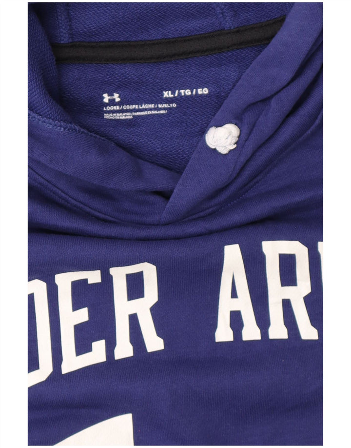 Under Armour Pull à Capuche Graphic Homme Bleu Marine XL