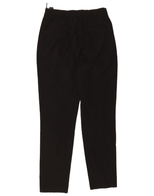 Marks & Spencer Pantalon chino droit pour femme UK 8 Small W28 L26 Noir