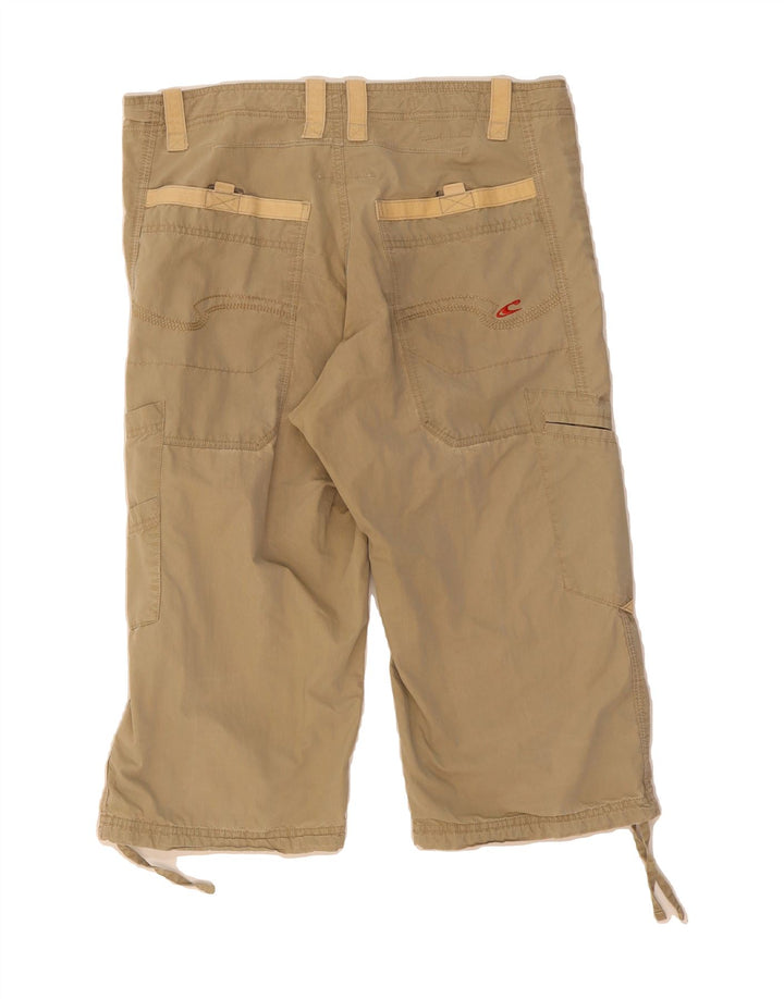 O'NEILL Pantalon Cargo Capri Homme W34 L19 Coton Beige