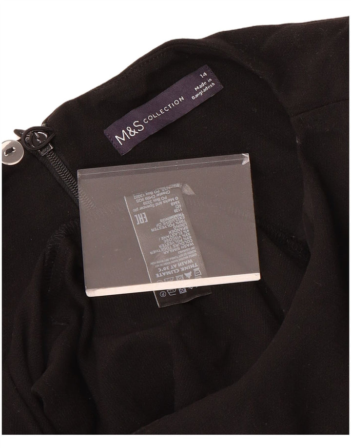 Marks & Spencer Combinaison Femme UK 44 Medium Noir Polyester