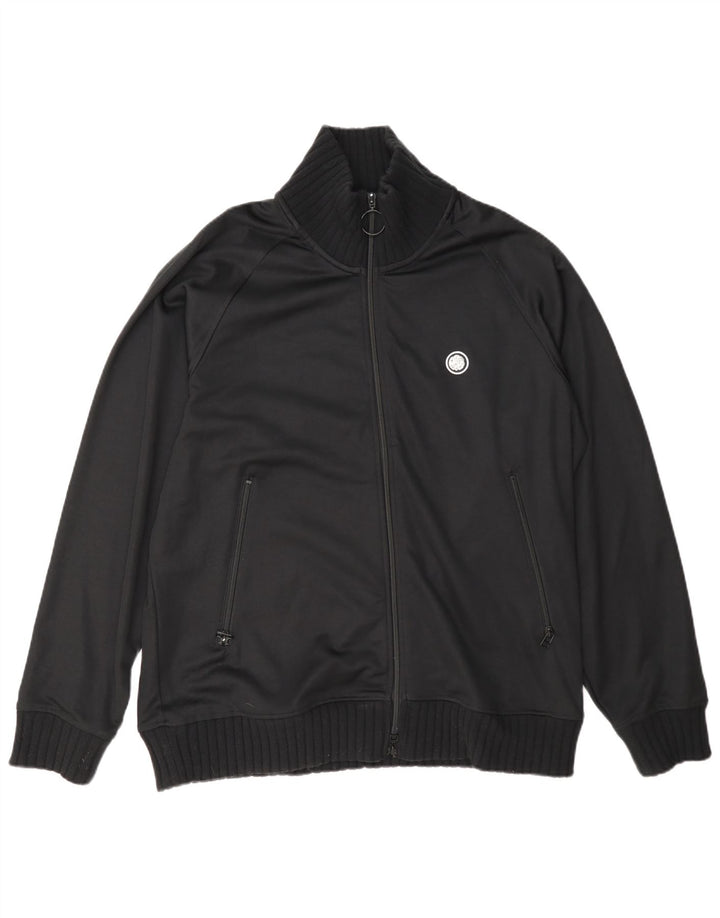 Pretty Green Veste de survêtement pour homme en polyester noir Taille L