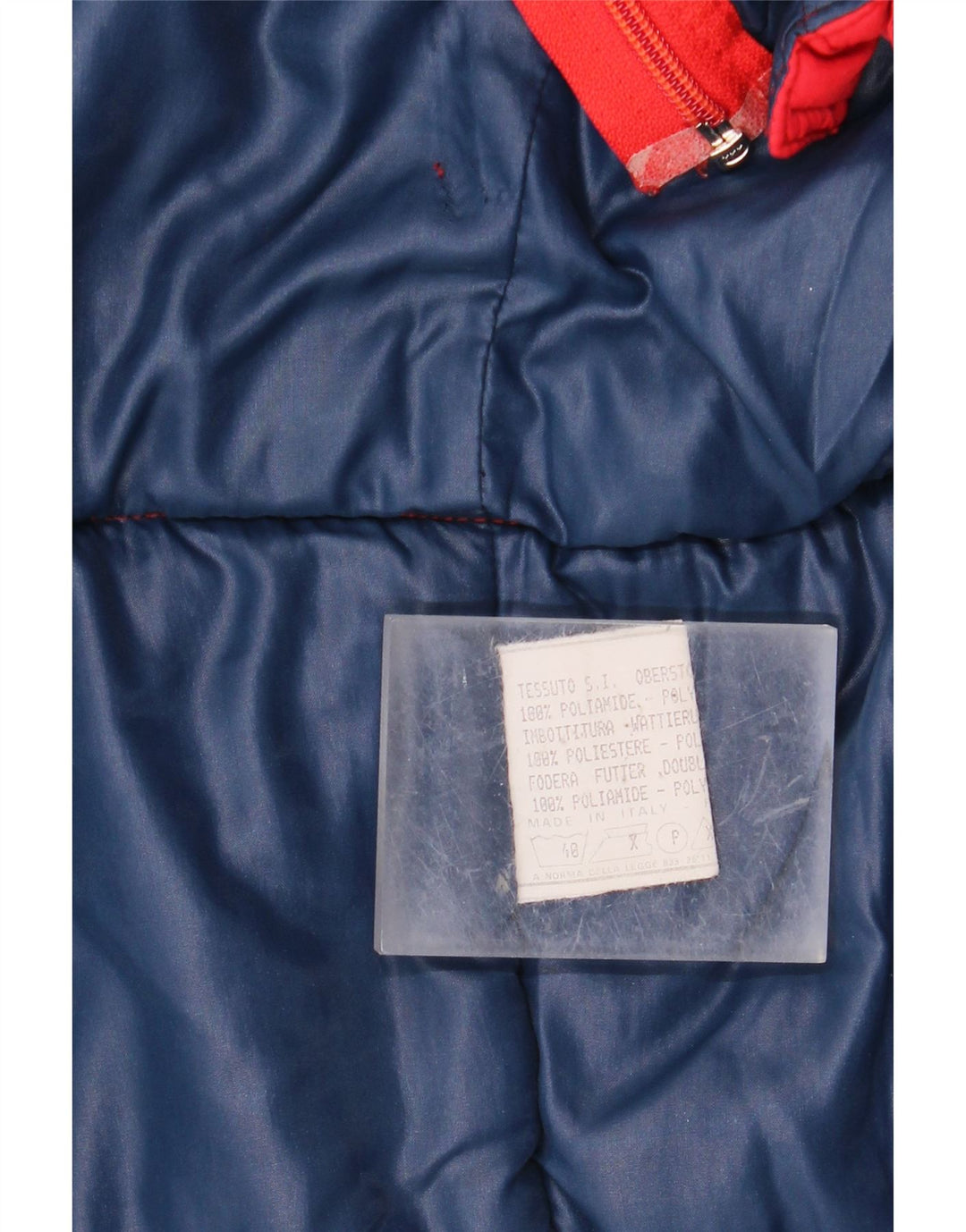 BRUGI Veste matelassée IT 50 Large Rouge Polyamide Homme