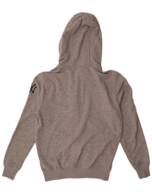 Genuine Merchandise Yankees Pull à capuche zippé pour homme Petit gris moucheté