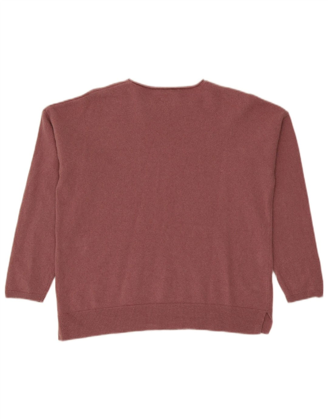 Massimo Dutti Pull surdimensionné à col rond pour femme UK 10 Petit Rose