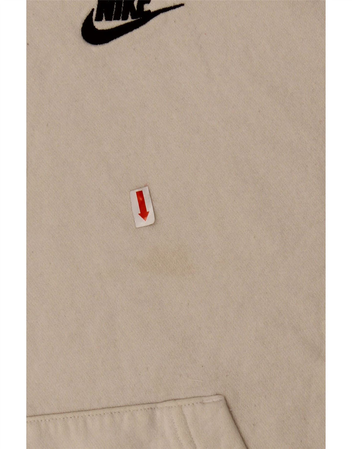Nike Pull à capuche pour homme Petit coton blanc
