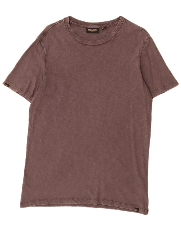 SUPERDRY T-Shirt Homme Petit Gris Coton
